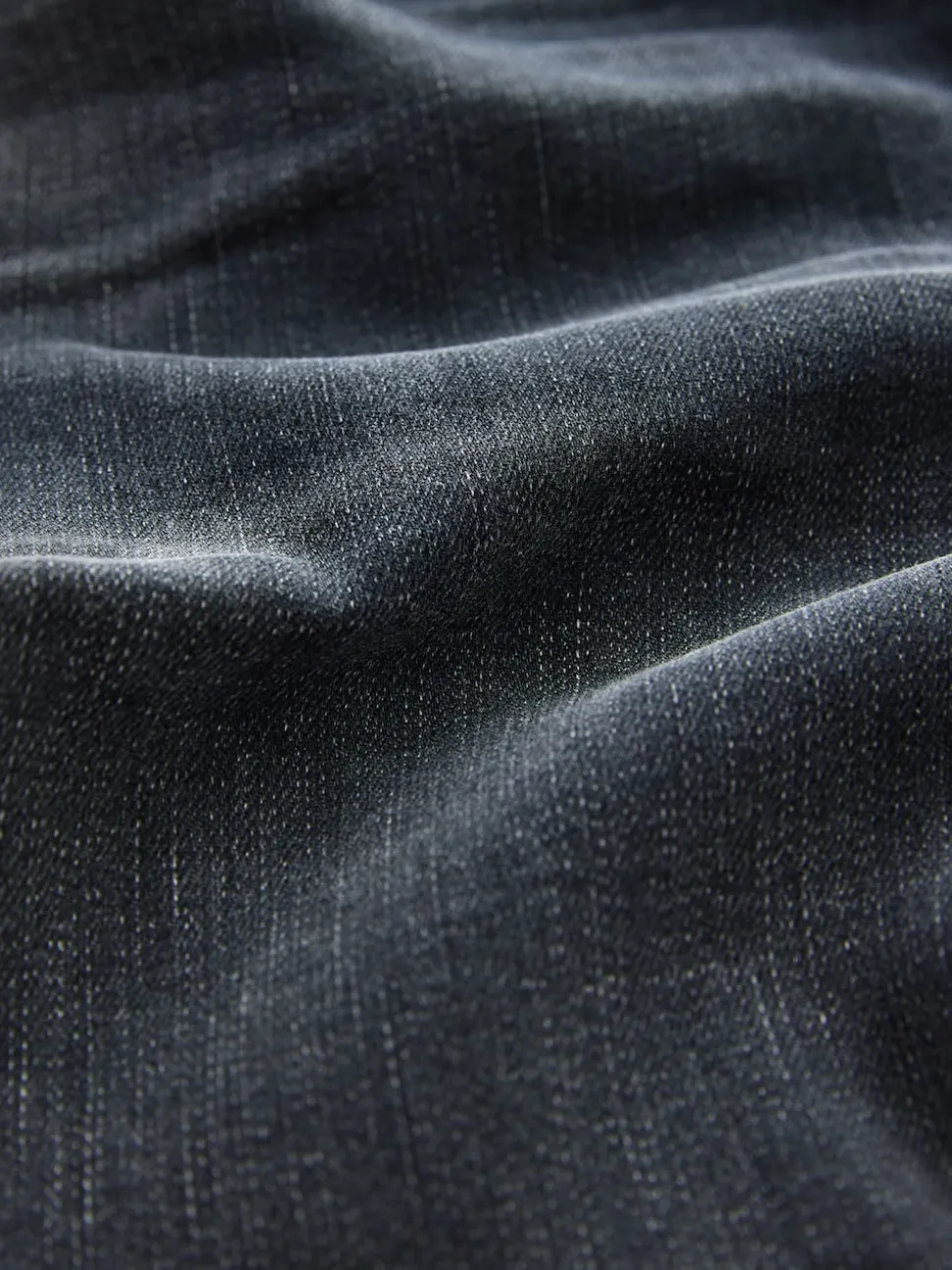Charcoal Grey Slim Fit Authentic Stretch Denim Jeans