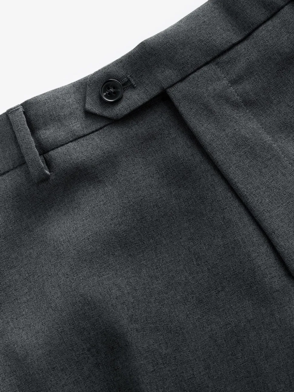 Charcoal Grey Slim Fit Essential Suit Trousers