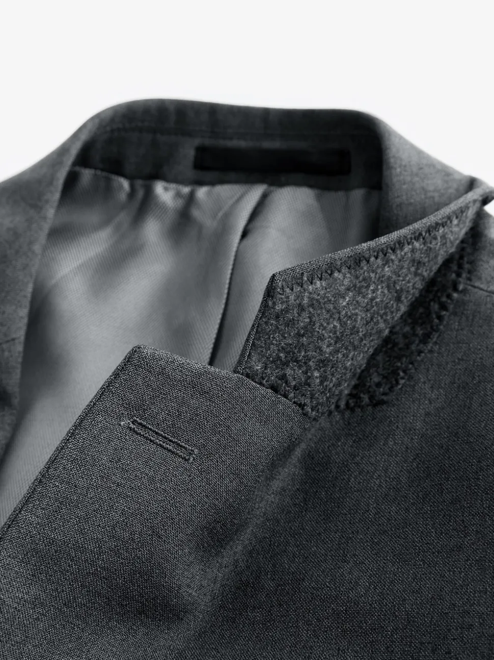 Charcoal Grey Slim Fit Essential Suit Jacket