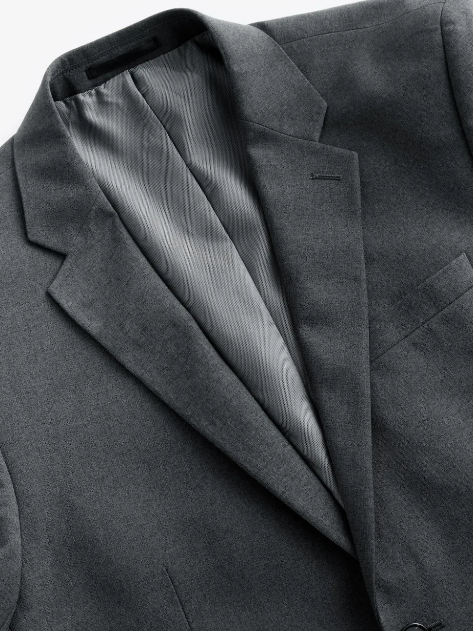 Charcoal Grey Slim Fit Essential Suit Jacket