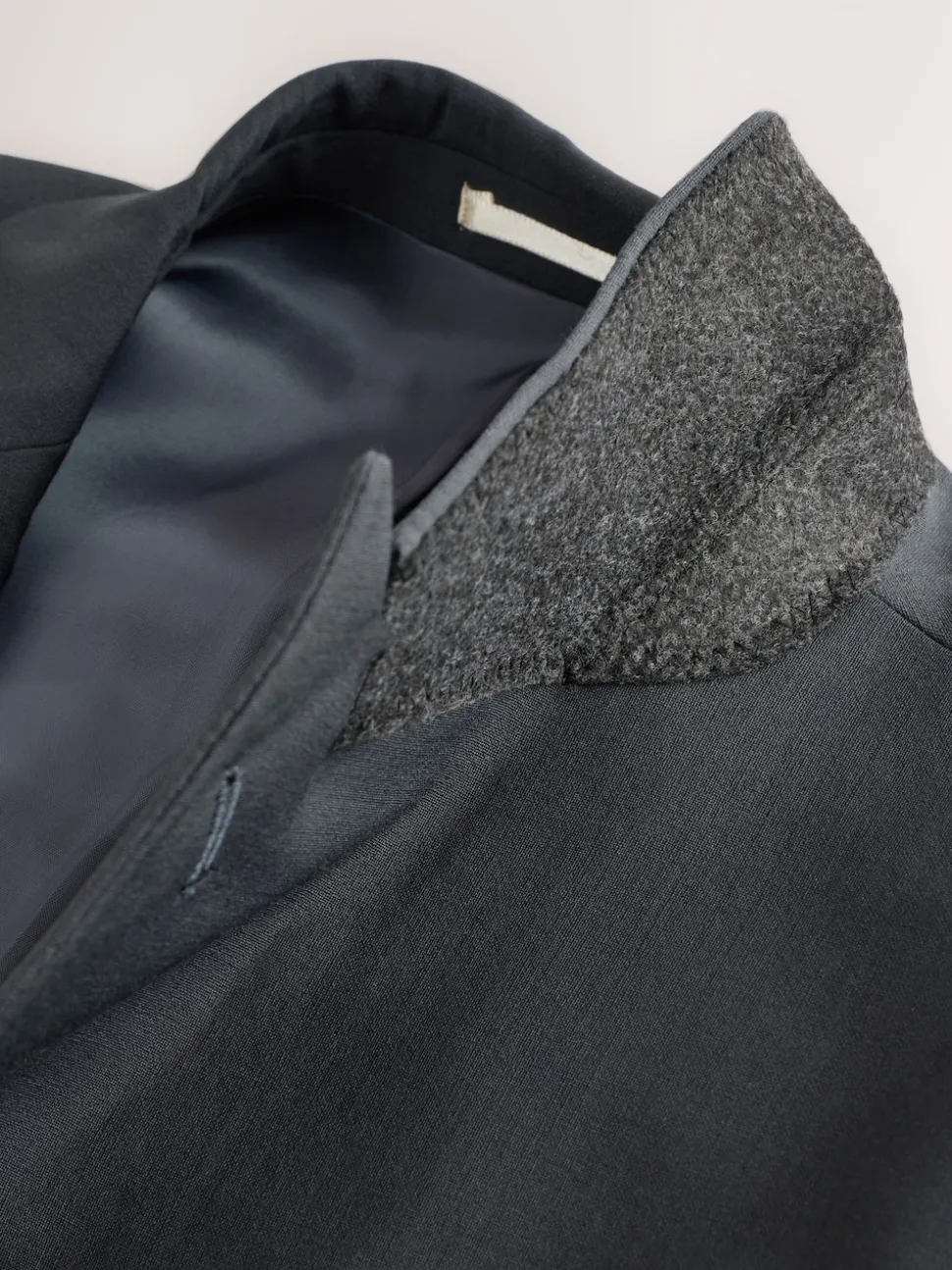 Charcoal Grey Slim Fit Slim Fit Motion Flex Wool Blend Suit Jacket