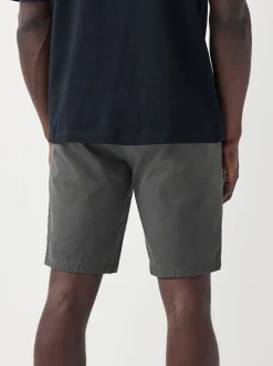 Charcoal Grey Slim Fit Stretch Chinos Shorts