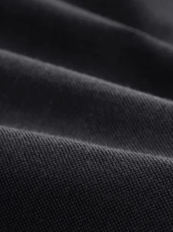 Charcoal Grey Stretch Oxford Short Sleeve Shirt