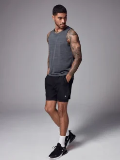 Charcoal Grey Vest Active Gym Training Top