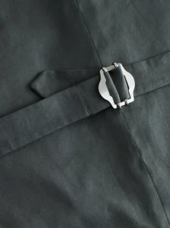 Charcoal Grey Wool Blend Suit Waistcoat