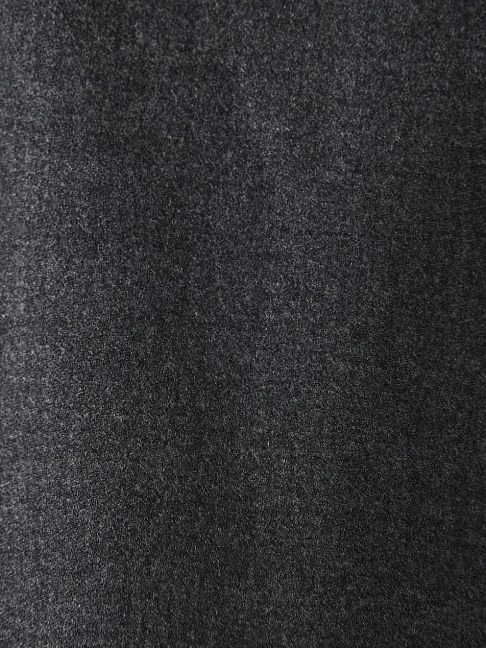 Charcoal Grey Wool Rich Smart Textured Trousers With Side Adjusters