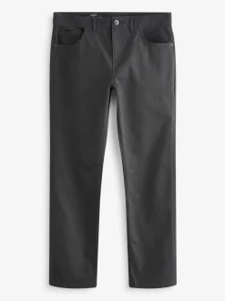 Charcoal Single Straight Fit Classic Stretch Jeans