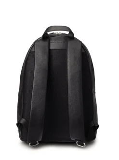 Charles Tyrwhitt Black Grain Leather Backpack