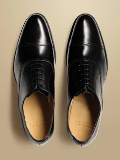 Charles Tyrwhitt Black Leather Oxford Shoes