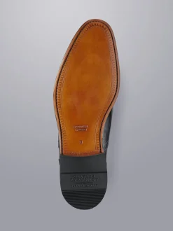Charles Tyrwhitt Black Leather Oxford Brogues Shoes