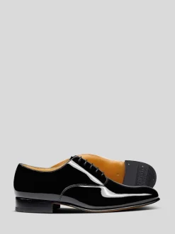 Charles Tyrwhitt Black Patent Oxford Shoes