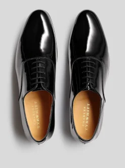 Charles Tyrwhitt Black Patent Oxford Shoes
