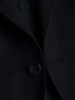 Charles Tyrwhitt Black Slim Fit Italian Luxury Suit: Jacket