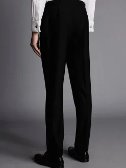Charles Tyrwhitt Black Slim Fit Dinner Suit Trosusers