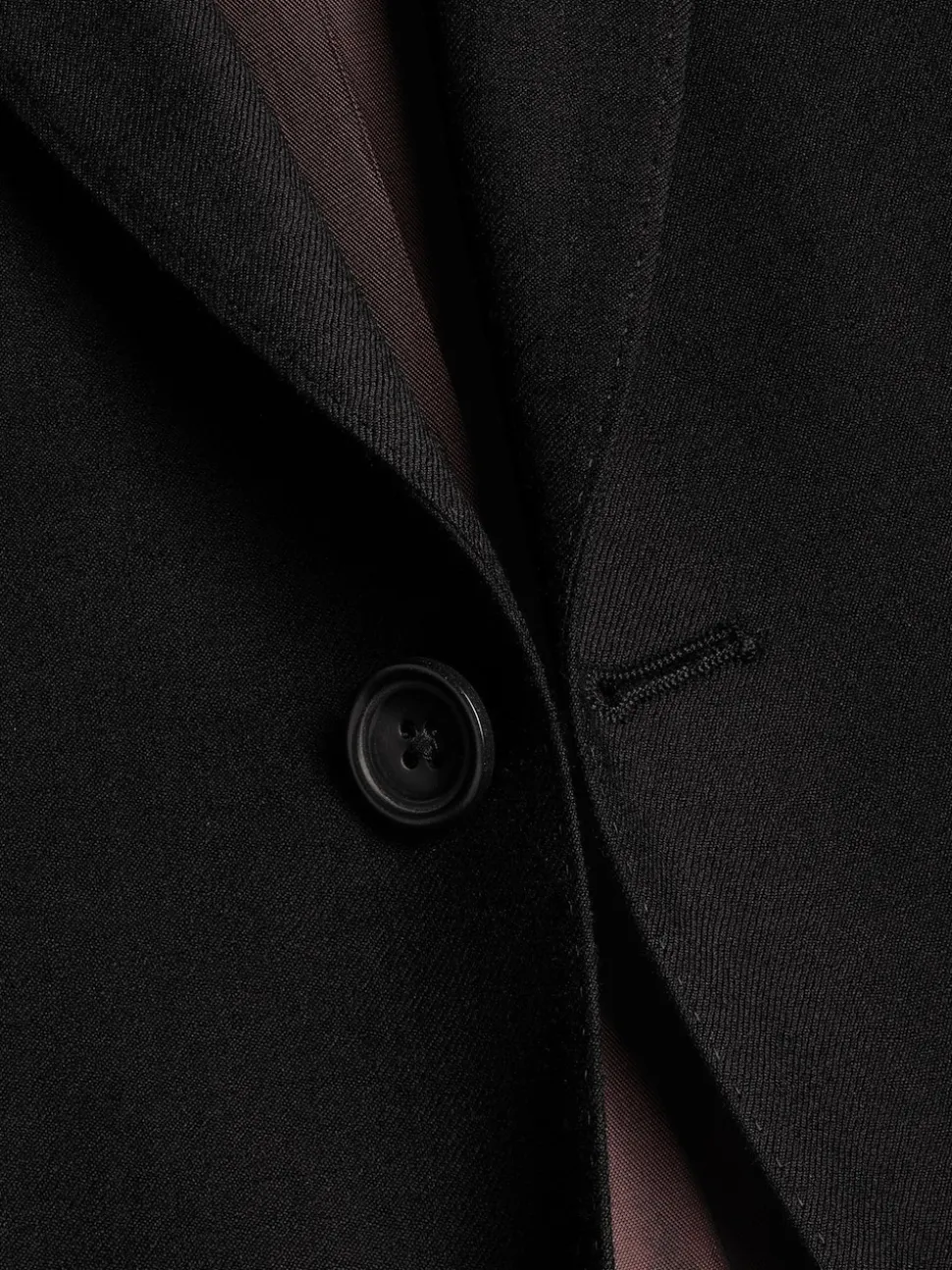 Charles Tyrwhitt Black Slim Fit Twill Stretch Suit: Jacket