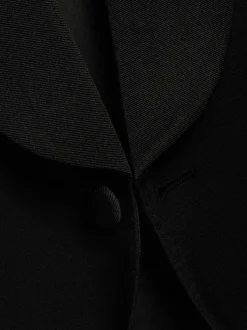 Charles Tyrwhitt Black Slim Fit Shawl Lapel Dinner Suit: Jacket