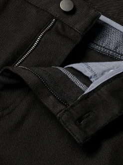 Charles Tyrwhitt Black Twill Slim Fit 5 Pocket Jeans