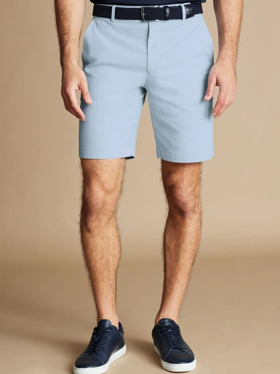 Charles Tyrwhitt Blue Cotton Shorts
