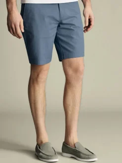 Charles Tyrwhitt Blue Cotton Shorts