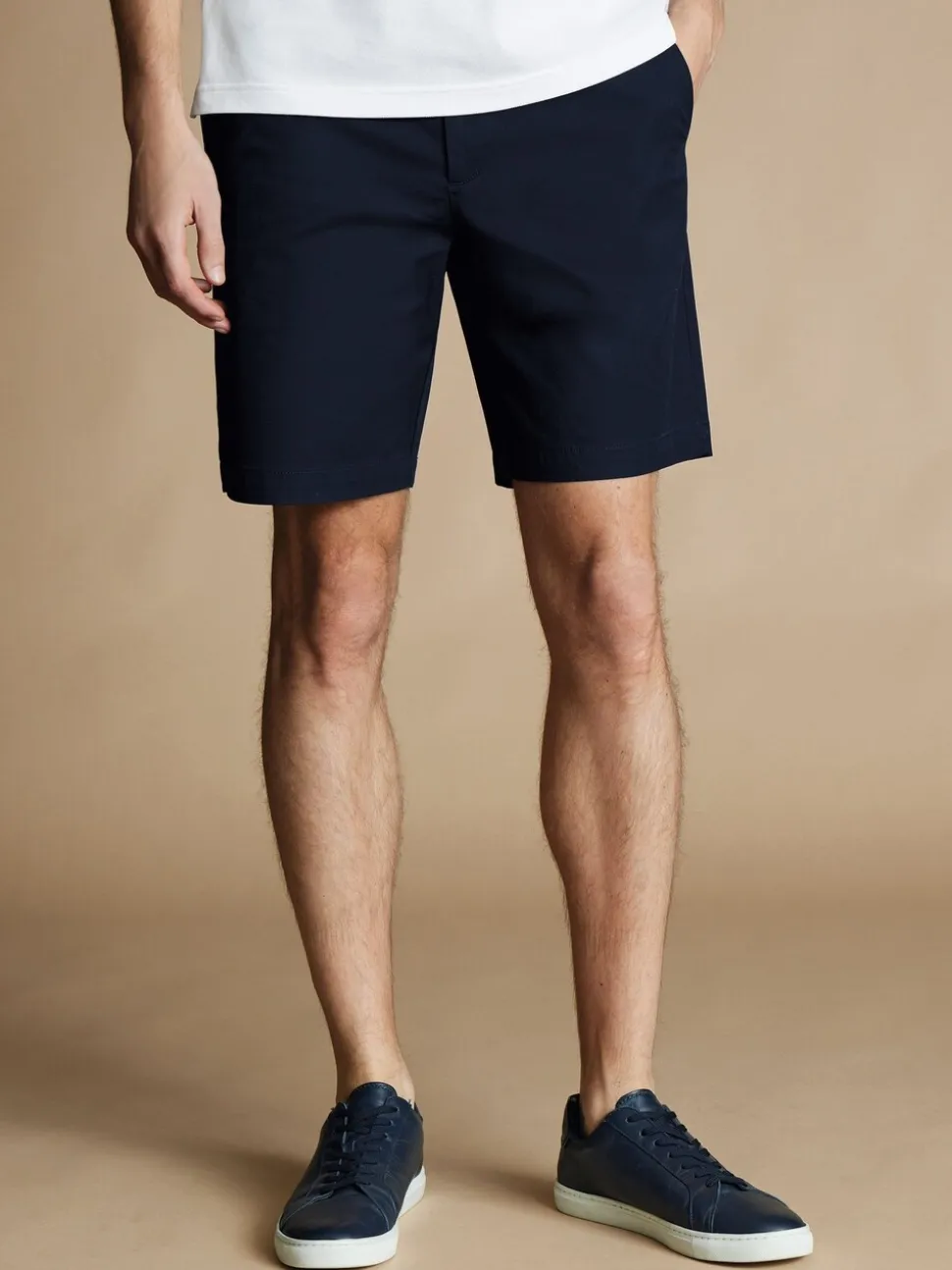Charles Tyrwhitt Blue Cotton Shorts