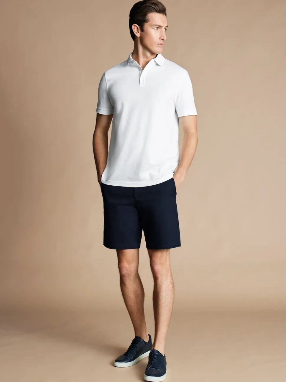 Charles Tyrwhitt Blue Cotton Shorts