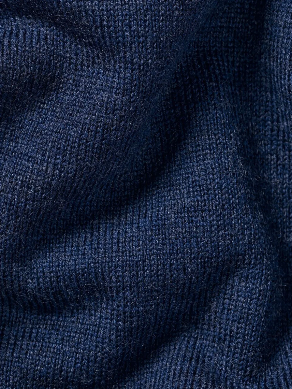 Charles Tyrwhitt Blue Pure Merino Quarter Zip Jumper