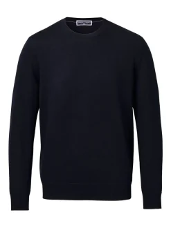Charles Tyrwhitt Blue Pure Merino Crew Neck Jumper