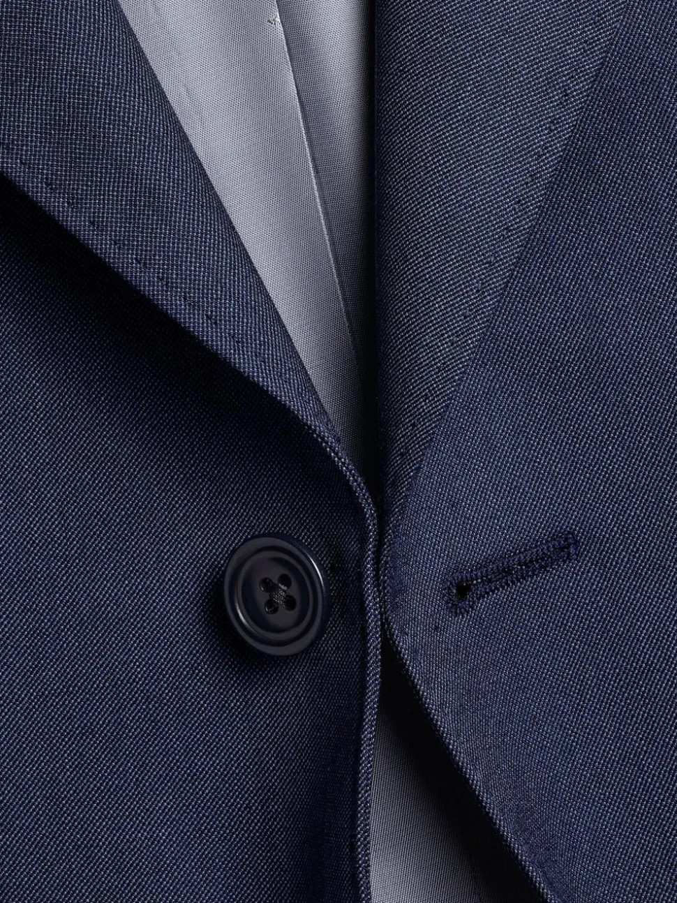 Charles Tyrwhitt Blue Slim Fit Sharkskin Slim Fit Jacket