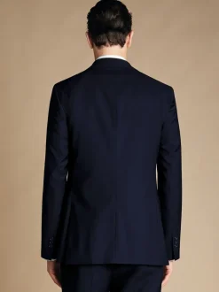 Charles Tyrwhitt Blue Slim Fit Italian Luxury Jacket