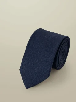 Charles Tyrwhitt Blue Wool Tie