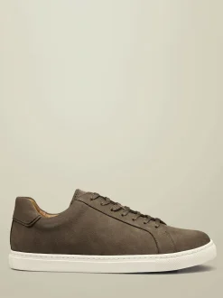 Charles Tyrwhitt Brown Chrome Suede Trainers