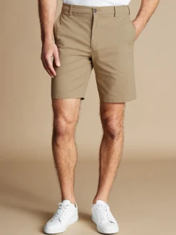 Charles Tyrwhitt Brown Cotton Shorts