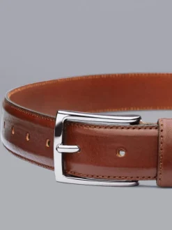 Charles Tyrwhitt Brown Leather Formal Belt