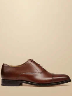 Charles Tyrwhitt Brown Leather Oxford Shoes