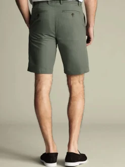 Charles Tyrwhitt Green Cotton Shorts