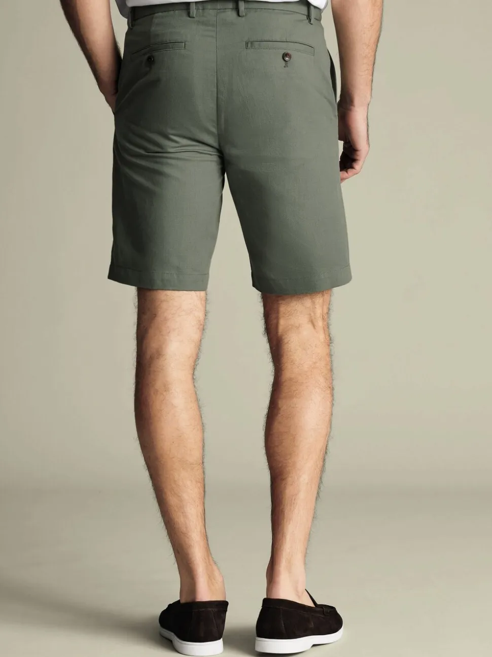 Charles Tyrwhitt Green Cotton Shorts