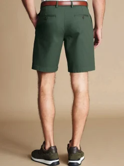 Charles Tyrwhitt Green Cotton Shorts