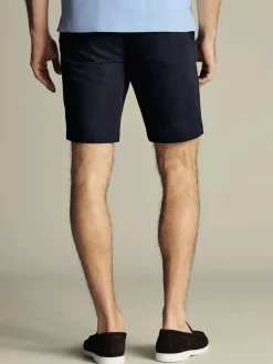 Charles Tyrwhitt Ink Blue Cotton Shorts