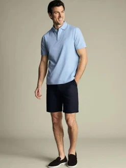 Charles Tyrwhitt Ink Blue Cotton Shorts