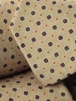 Charles Tyrwhitt Natural Geo Wool Ties