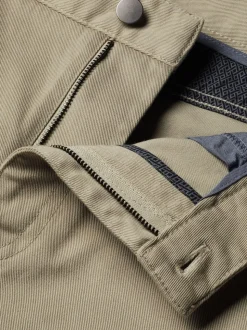 Charles Tyrwhitt Natural cream Twill Slim Fit 5 Pocket Jeans