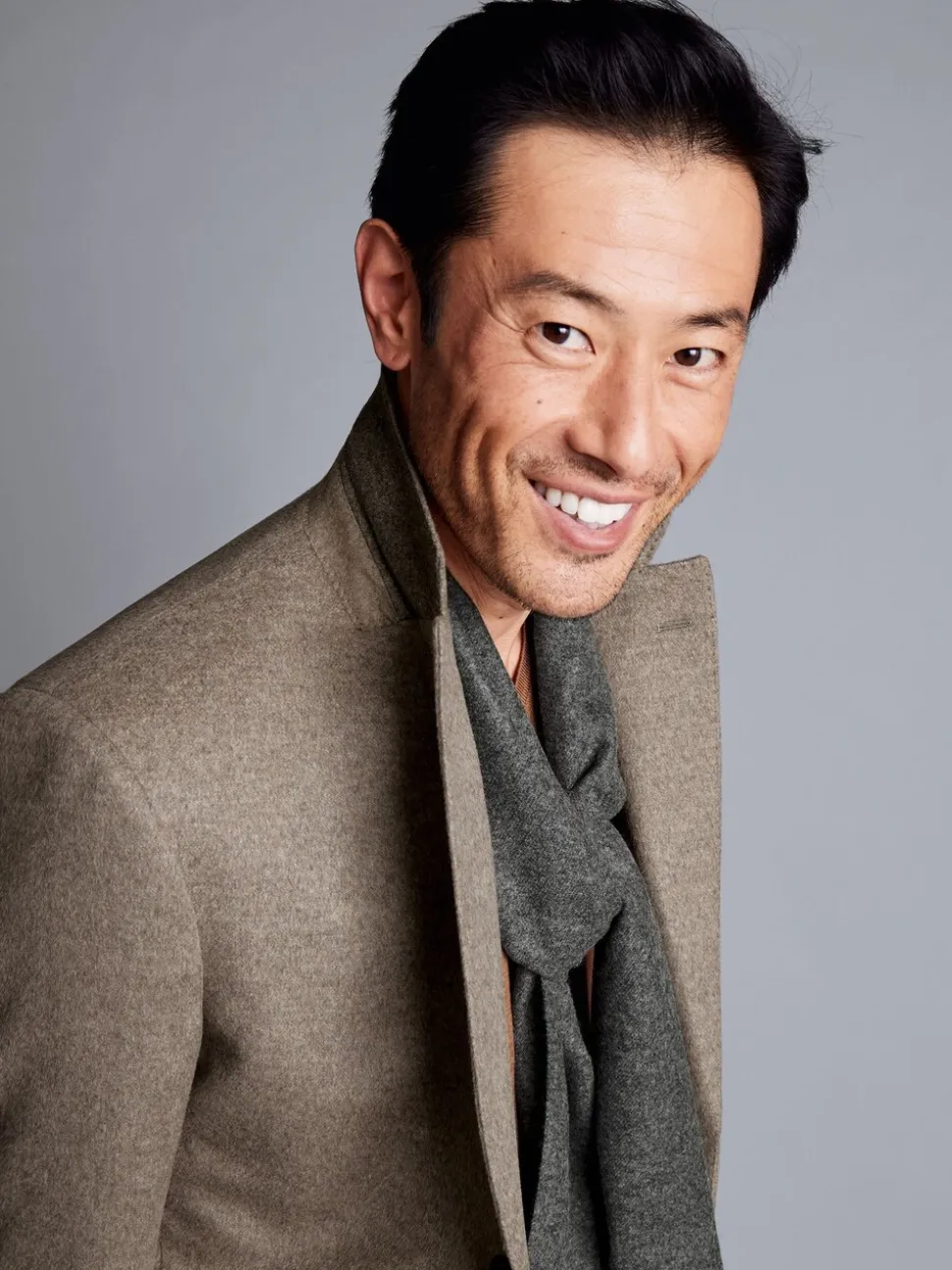 Charles Tyrwhitt Natural Pure Wool Overcoat