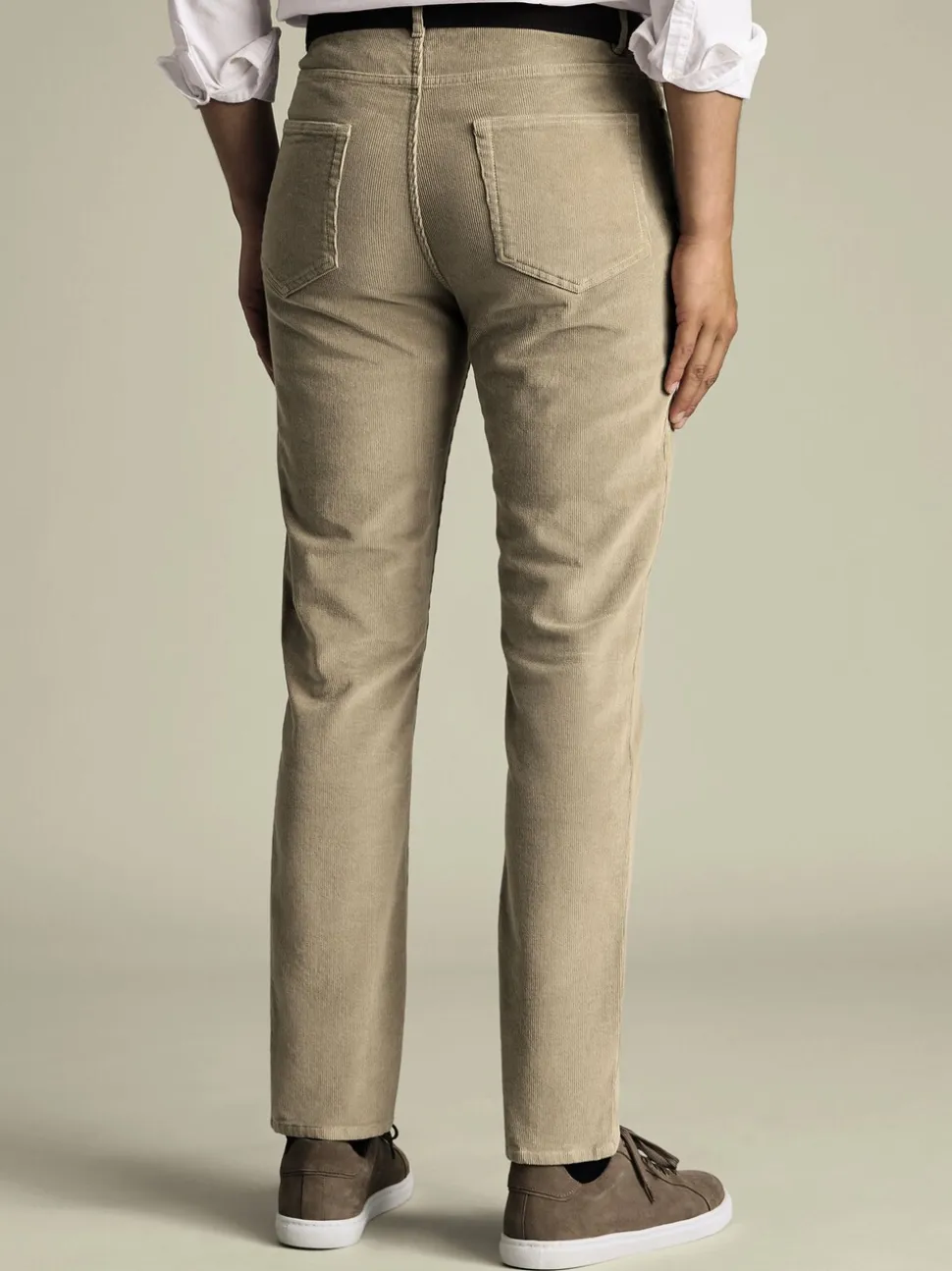 Charles Tyrwhitt Natural Slim Fit 5 Pocket Corduroy Jeans
