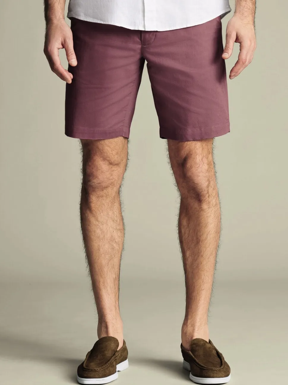 Charles Tyrwhitt Red Cotton Shorts