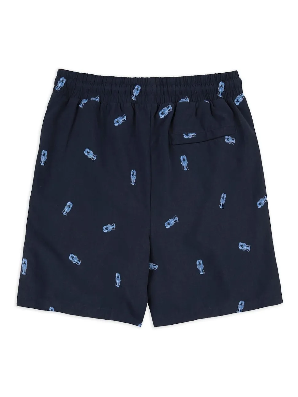 Chelsea Peers Blue Embroidered Swim Shorts