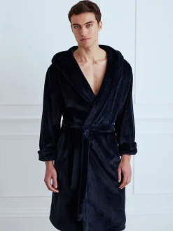 Chelsea Peers Blue Fleece Dressing Gown