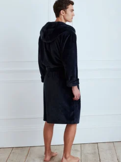 Chelsea Peers Blue Fleece Dressing Gown