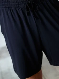Chelsea Peers Blue TENCEL™ Modal Short Crew Neck Pyjama Set