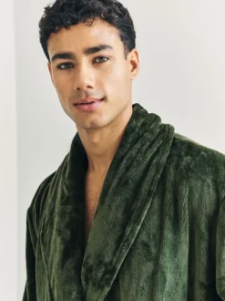 Chelsea Peers Green Fleece Dressing Gown