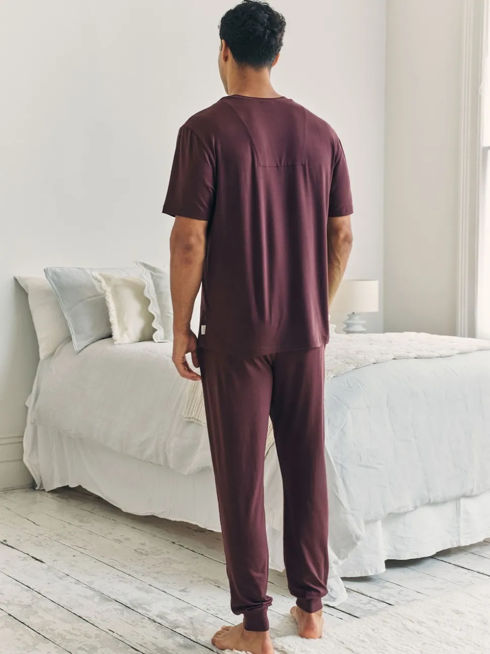 Chelsea Peers Red Crew Neck Short Pyjamas Set